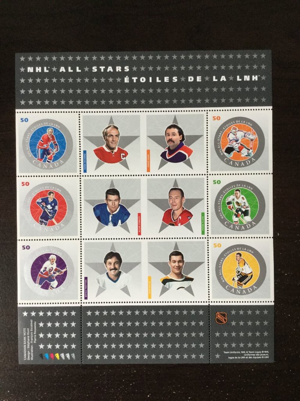 Canadian Hockey Players Commemorative Stamps Bundle - Picture 7 of 11
